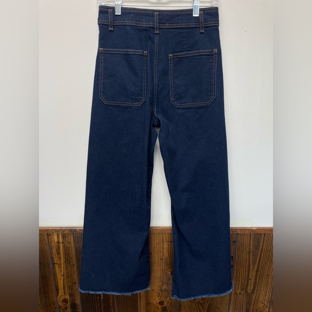 ZARA The Patch Pockets Marine Place Straight